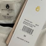 Spiritual Gangster  NWT White Graphic Tank Top Namaste Active Muscle Tee Size M Photo 4