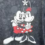 Disney  Cropped long sleeve sweatshirt torn hem super soft Photo 7