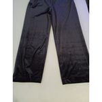 Sag Harbor  Sport Women Medium Black Velour Velvet Pull On Stretch Casual Pants Photo 3