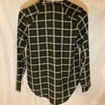Honey Punch Olive Green Plaid Blouse. Photo 1