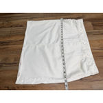 Tommy Hilfiger  White Denim Skirt Size 12 Classic Stretch Pencil Skirt Photo 7