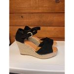 a.n.a  Xyla Wedge Sandals Black Sz 10 Photo 1