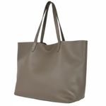 Cuyana Classic Structured Leather Tote Bag Pebbled Taupe Shoulder Work Bag Tan Photo 1