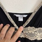 Flora Size Medium Black and Ivory Lace Short Sleep SET Photo 3