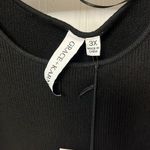 Black Statement Puff long Sleeve Sweater Grace + Karma. Size 3X Photo 5