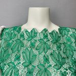 Handmade Dress Green Lace Puffed Sleeves Rosette Waist Halloween Costume Unique Photo 12