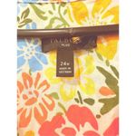 Talbots  cotton multicolor dress button front belt plus sz 24W Photo 2