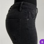 Good American NWT Good Classic Faded Black Distressed Pockets Stretch sz 0 / 25 Photo 13