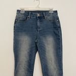 Chico's  sz 00 So Slimming Girlfriend Ankle Jeans Medium Wash Cropped Crop FITS 2 Photo 3