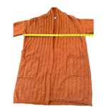 Madewell  Women's XS Rust Cardigan Sweater Long Sleeve Open Front Photo 6
