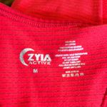 Zyia  Active‎ Red Copper Charged Athletic Tank Top Medium Fitness Workout Photo 9
