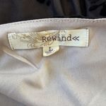 Rewind  Black Floral Print Square Neck Half Sleeve Knee Length Milkmaid Dress Photo 4