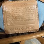 Coach RARE Vintage Woven Bucket Nuetral Vachetta Leather Monogram HandBag Purse Photo 14