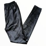 Black pleather leggings Photo 0
