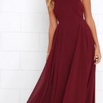 Lulus  Burgundy Formal Or Informal Dress Photo 0