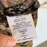 Lila Rose Lily Rose Sheer Boho Print Blouse XS – Tie Neck, Lined Photo 7