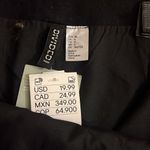 H&M  Black Mini Linen Blend Skirt Photo 2