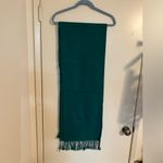 Vintage Japanese Ladies Scarves Green Scarf (Made in Japan) One Size Photo 4