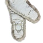 Genuine Blue Fox Fur shawl stole collar wrap scarf Brown Photo 6