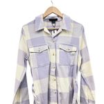 Sanctuary Brushed Plaid Shirtdress with Waist Tie in Wisteria Check size M NWT Photo 4