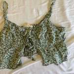 PacSun Cropped Tie-Blouse Photo 0