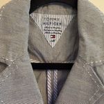 Tommy Hilfiger Women’s Blue & White Striped Blazer Size Medium Photo 1