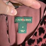 J.Crew Always Leopard Animal Print Velvet Tank Top J4954 Sleeveless Shirt Size 4 Photo 2