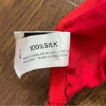 Christian Dior vintage red silk bra, size 34 Photo 8