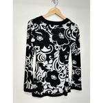 White House | Black Market Iconic Floral Bell Sleeve Blouse Size Small Photo 2