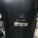 Gucci  Tela Retino Kid Scamosciato Crystal GG Monogram Square G 95mm Slide Sandal Photo 5