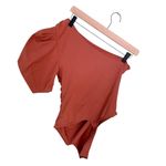 Free People Intimately Somethin Bout You Bodysuit Honey Eyed Orange Size Small Photo 4