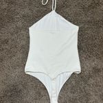 Lovers + Friends  White Halter Bodysuit Photo 6