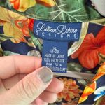 Vintage Lillian Lorow Designs Floral Robe XL Green Photo 1