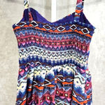 Delia's Floral Print Short Button Strap Dress Size S Photo 2