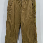 Sundance  Womens Pants 6 Beige Tan Linen Blend Wide Leg Cropped Beachy Casual‎ Photo 0