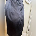 Pompous Girly Black Strapless Satin Retro Style Cocktail Dress Size 5 Photo 12