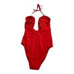 Good American Leilani One piece Swimsuit Bright Poppy Size 2 Photo 4