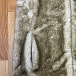 Loft  Woman’s Faux Fur Vest with Stand Collar Size Small Brown Photo 7