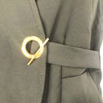 NWT boutique black sleeveless top & matching shorts set gold accent size small Size M Photo 5