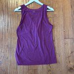 Beyond Yoga Beyond the Bump  purple faux wrap maternity top large Photo 6