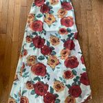 Forever 21 white red orange green maxi skirt Photo 6