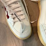 Off-White Men's White Sneakers with Yellow Sole Photo 5