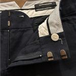 Club Monaco  Navy Linen Blend Wide Leg Pants Size 6 Photo 10