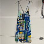 Anthropologie SWIM COVERUP DRESS BLUE LARGE Photo 1