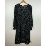 Carly Jean Los Angeles Carly Jean Womens Ditsy Floral Print Midi Asymmetrical Dress‎ Sz L Boho Festival Photo 2
