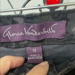 Gloria Vanderbilt 🖤🖤🖤BOGOHO🖤🖤🖤 Women's Black Floral Jeans Photo 4