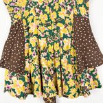 Free People Fiorella Romper Size Medium NEW Lucky Combo Floral Polka Dot Boho Photo 6