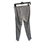 PINK - Victoria's Secret PINK Heather Grey Elastic Waist Side Zipper Logo‎ Tape Athleisure Shorts Small Photo 2