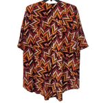 LuLaRoe Womens Open Cardigan multicolor size medium Pochampelli Pattern Print Photo 1