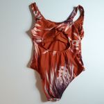 Kona Sol Women's Swimsuit Size Small Brown Open Back One Piece Swimwear Photo 3